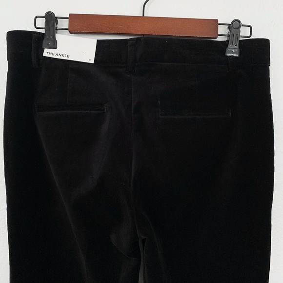 Ann Taylor Black Mid Rise Velvet Ankle Pants - Picture 8 of 8